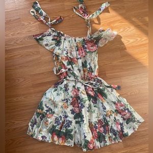 Zimmerman Floral linen dress